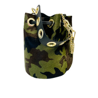 German Fuentes Fur Bucket Bag
