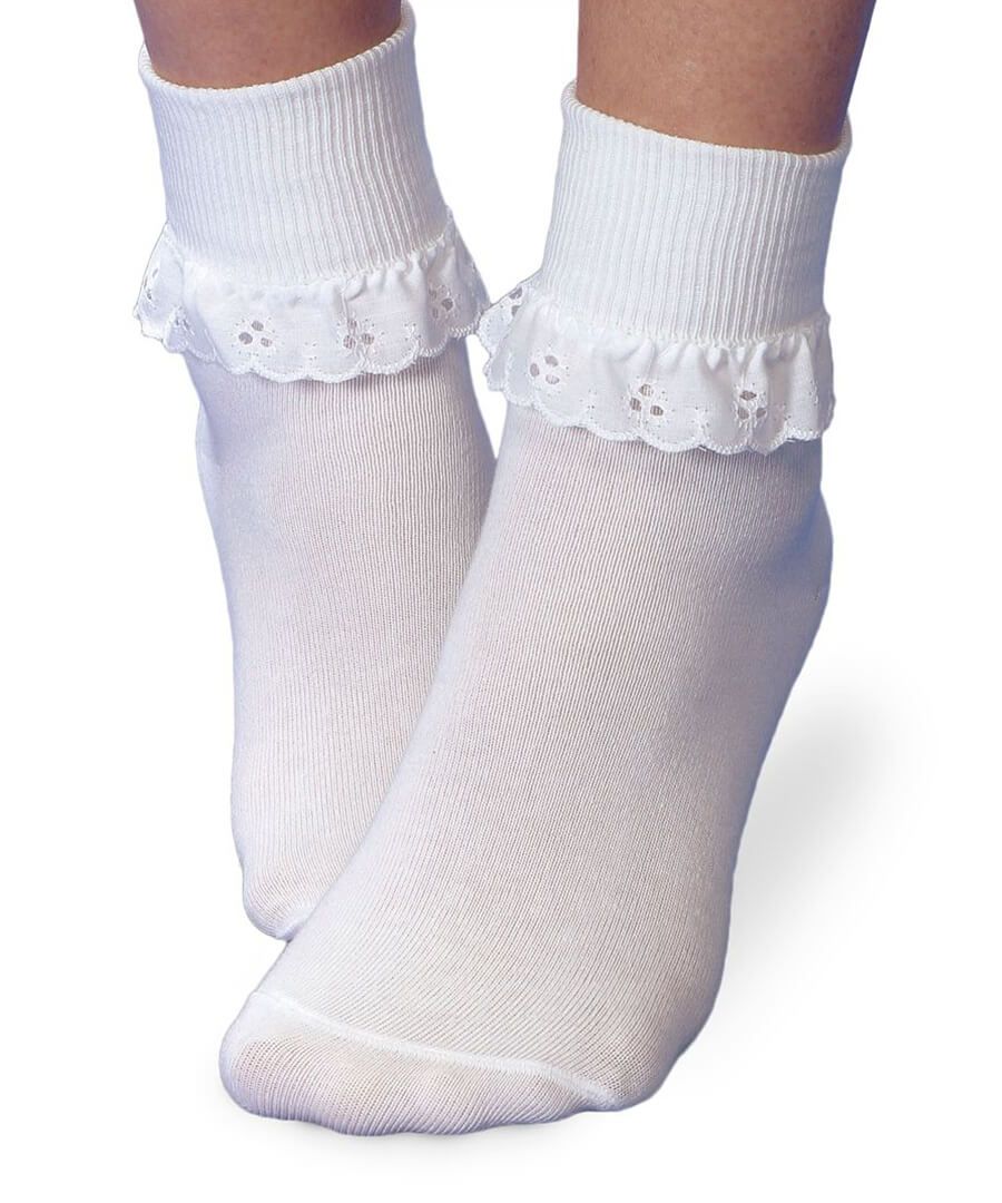Jefferies Eyelet Lace Socks
