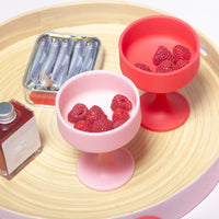 Porter Green Silicone Cocktail Glasses - Cherry + Blush