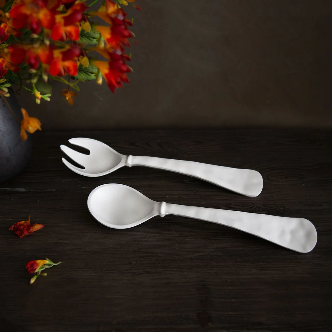 Beatriz Ball Melamine Havana Salad Servers 2pc set