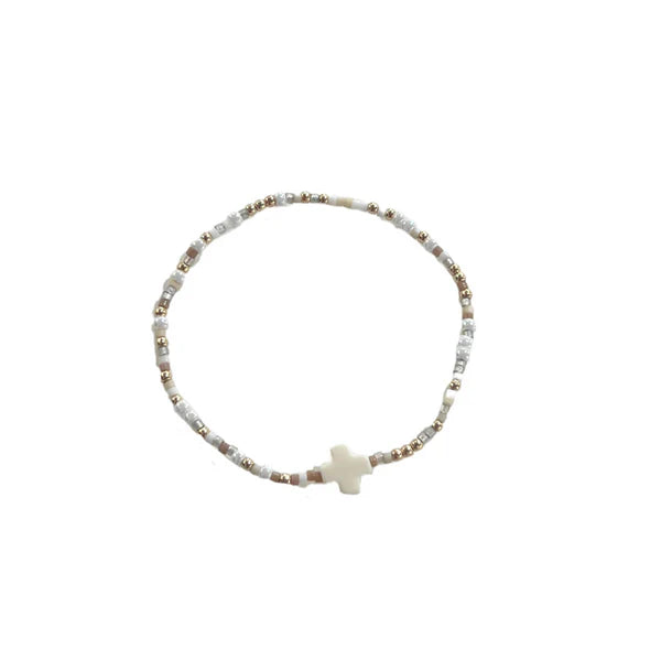 EXTENDS CALL ME ON MY SHELLPHONE SIGNATURE CROSS HOPE UNWRITTEN BRACELET main image 1