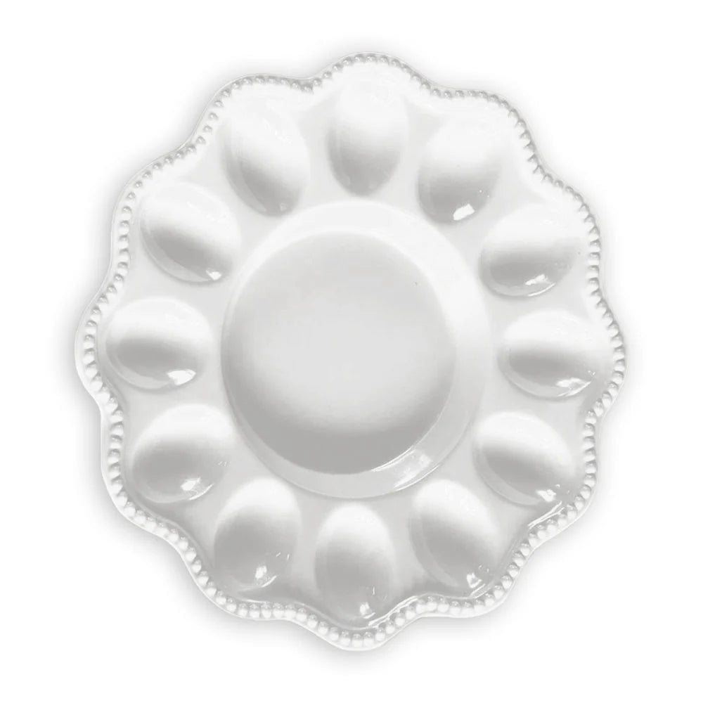 Beatriz Ball VIDA Alegria Deviled Egg Platter - White