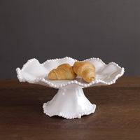 Beatriz Ball VIDA Alegria Small Pedestal Cake Plate - White