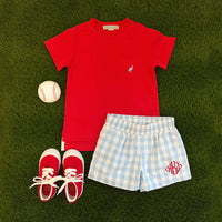 Beaufort Bonnet Sheffield Shorts Buckhead Blue Gingham Worth Ave White