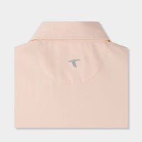 GenTeal Heathered brrr Performance Polo - Peach