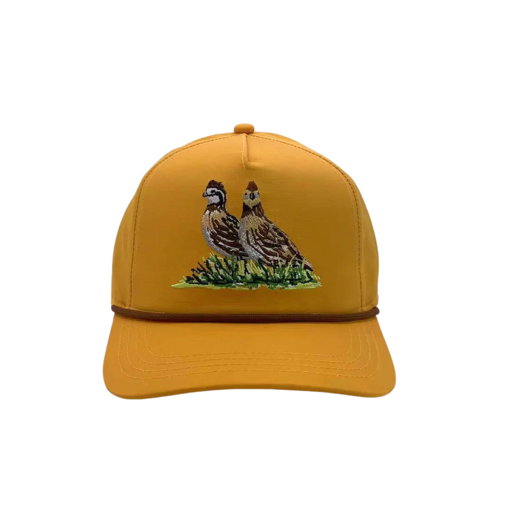 Bobwhite Quail 5 Panel Rope Hat