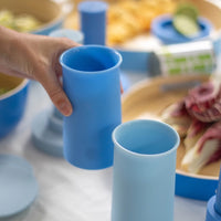 Porter Green Silicone Highball Glasses - Sky + Kingfisher