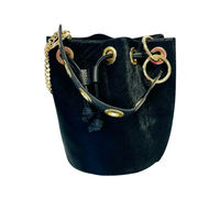 German Fuentes Fur Bucket Bag