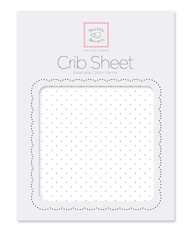 Swaddle Designs Crib Sheet Blue