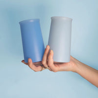 Porter Green Silicone Highball Glasses - Sky + Kingfisher
