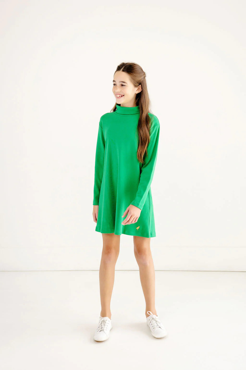Beaufort Bonnet Tatum's Turtleneck Dress Kiawah Kelly Green With Metal –  Wiregrass Designs