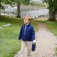 Beaufort Bonnet Caldwell Quilted Coat Nantucket Navy Palmetto Pearl
