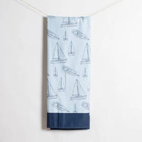 Set Sail Giant Beach Towel Light Blue/Navy