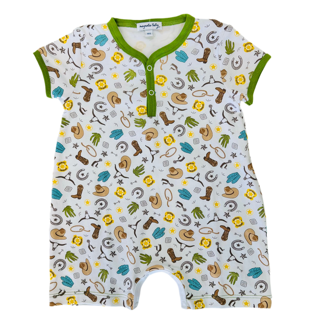 Magnolia Baby Howdy Partner Print Playsuit