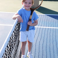 Beaufort Bonnet Prepletic Carter Crewneck - Sunrise Blvd (Heathered)/Worth Ave White