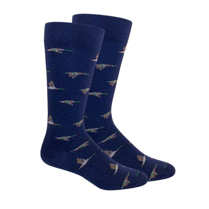 Brown Dog Mallard (Insignia Blue) Socks