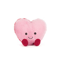 Jellycat Amuseables Colette Heart Pink Macaron