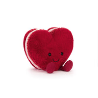 Jellycat Amuseables Arlette Heart Red Macaron