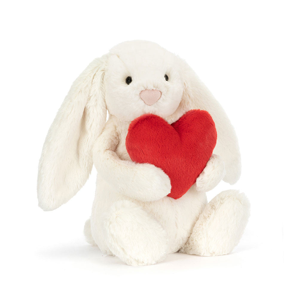 Jellycat Bashful Red Love Heart Bunny Original