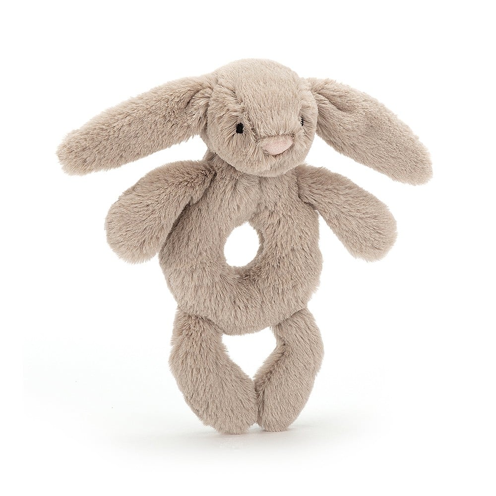 Jellycat Bashful Beige Bunny Ring Rattle