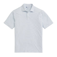 Onward Reserve Birdie Stripe Performance Polo- Lichen Blue