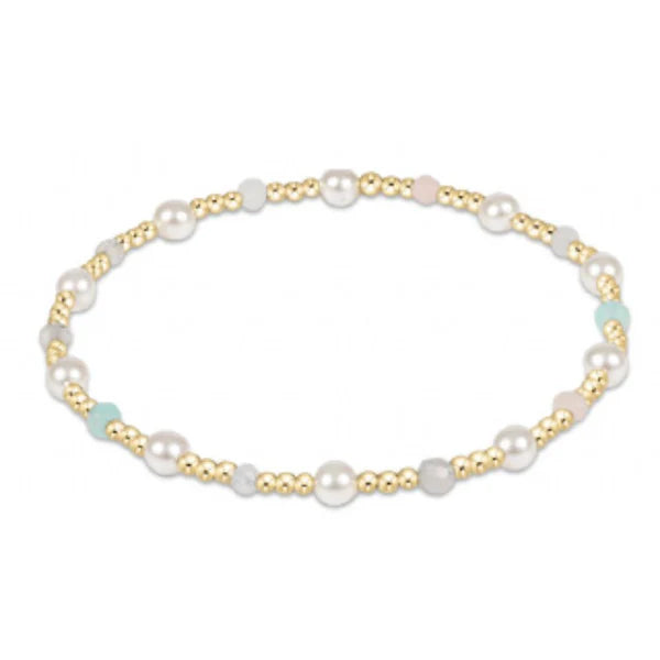 Enewton Pearl Sincerity Pattern 4mm Bead Bracelet - Hot Mess SS25