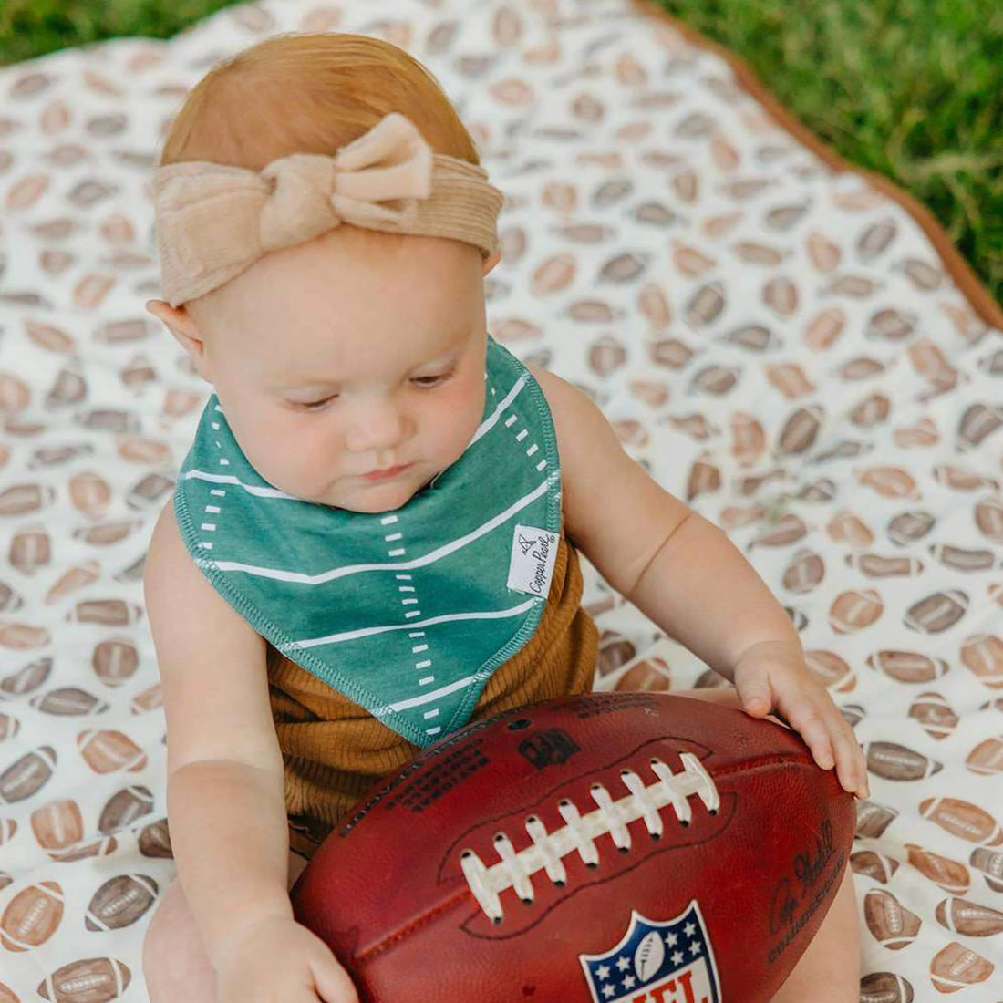 Copper Pearl Baby Bandana Bib Set - Blitz