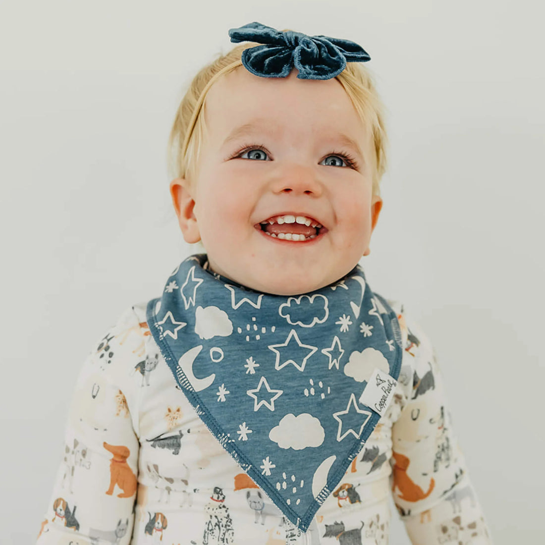 Copper Pearl Baby Bandana Bib Set - Rufus