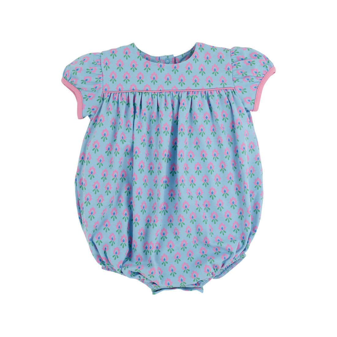 Beaufort Bonnet Blythe Bubble - Holly Hills Hand Block/Hamptons Hot PInk