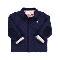 Beaufort Bonnet Caldwell Quilted Coat Nantucket Navy Palmetto Pearl