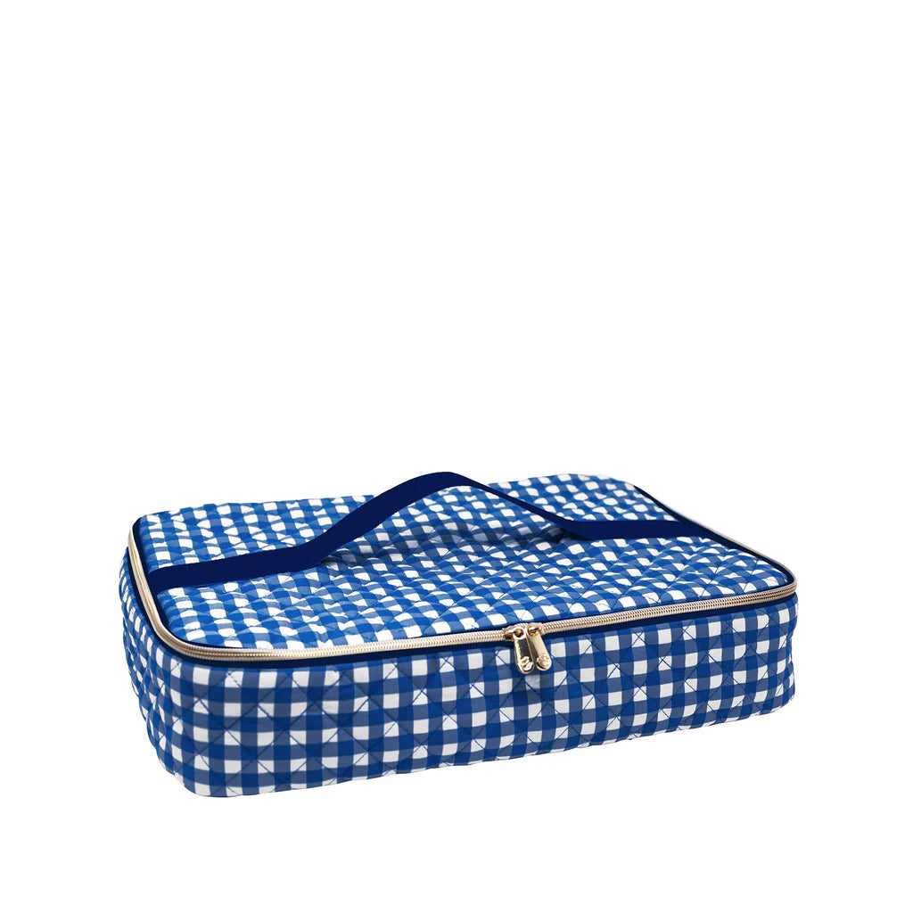 Draper James Casserole Carrier - Riviera Blue Gingham