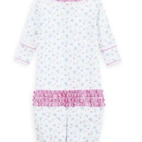 Kissy Kissy Evelyn's Classics Print Ruffle Converter and Bow