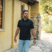 Burlebo Performance Polo - Midnight Black