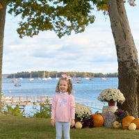 Beaufort Bonnet Isabelle's Intarsia Sweater - Palm Beach Pink/Bow