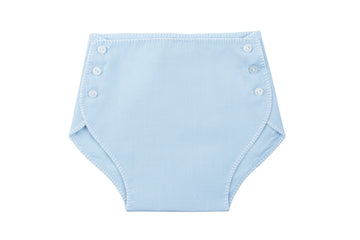 Feltman Brothers Button Blue Diaper Cover