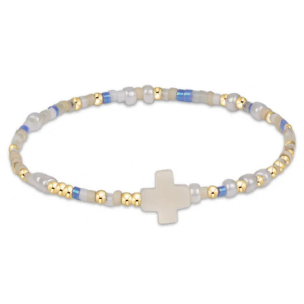 Enewton Egirl Hope Unwritten Signature Cross Bracelet - Skinny Dippin&