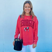 Women's Vintage Wash Georgia Pullover Sweatshirt
