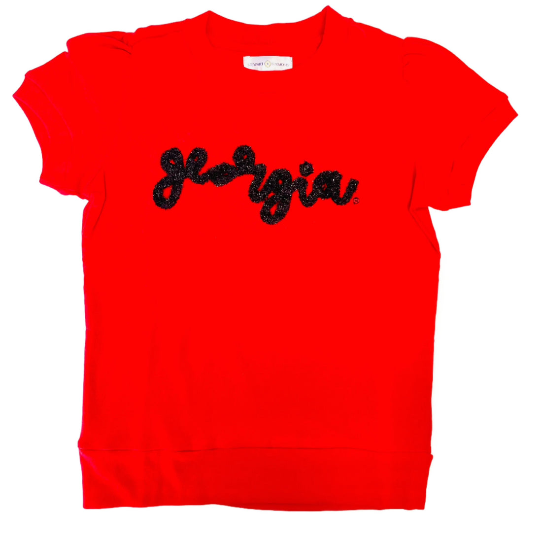 The Georgia Girls Glitter Script Short Sleeve