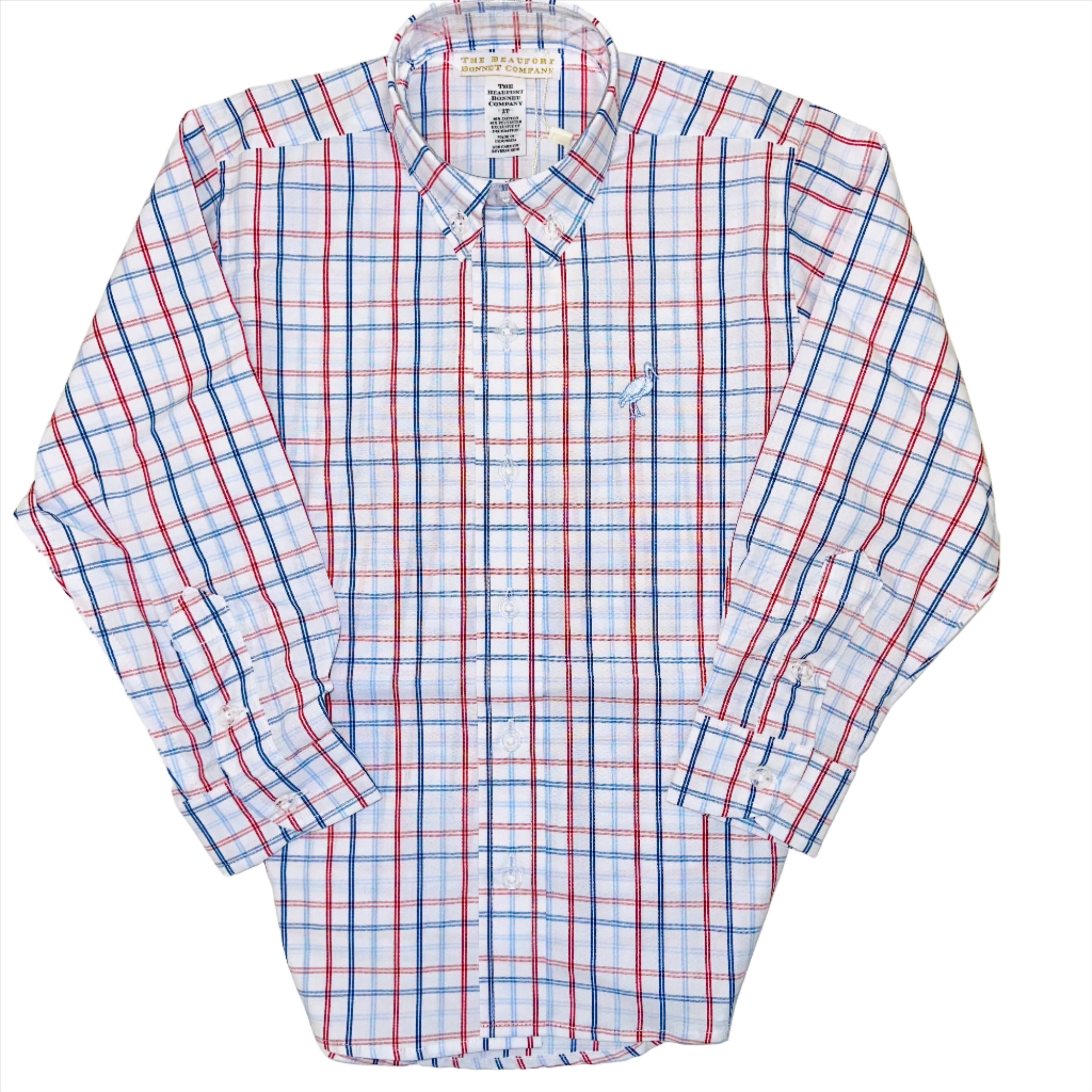 Beaufort Bonnet Dean's List Dress Shirt, Worth Avenue White