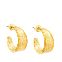 Zenzii Chunky Acrylic Earrings - Green