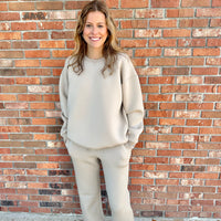 Loungewear Sweatshirt Taupe