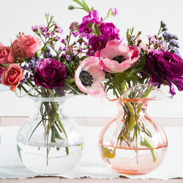 Vietri Hibiscus Medium Fluted Vase