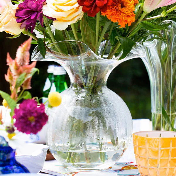 Vietri Hibiscus Medium Fluted Vase