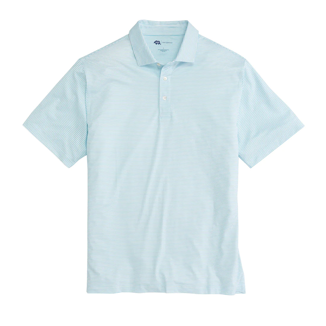 Onward Reserve Birdie Stripe Perf Polo-Cabana Blue