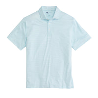 Onward Reserve Birdie Stripe Perf Polo-Cabana Blue