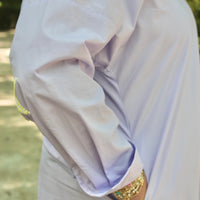 Caryn Lawn Preppy Star Lavender Dress