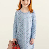 Beaufort Bonnet Long Sleeve Polly Play Dress Barrington Blue Midway Micro Floral