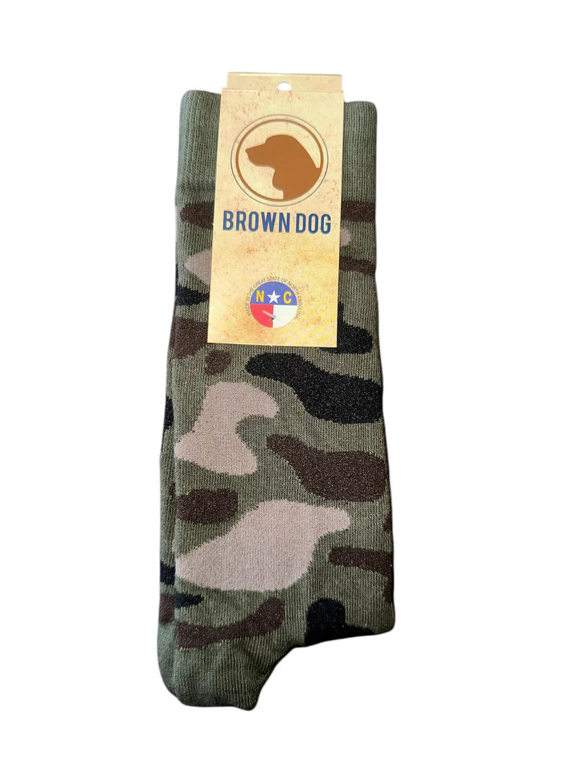 Brown Dog Old School Camo - Sage
