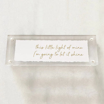Eva Belle Acrylic Frames 2x6-Little Light