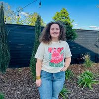 Joy Hope Love Peace Christmas Short-Sleeve Tee